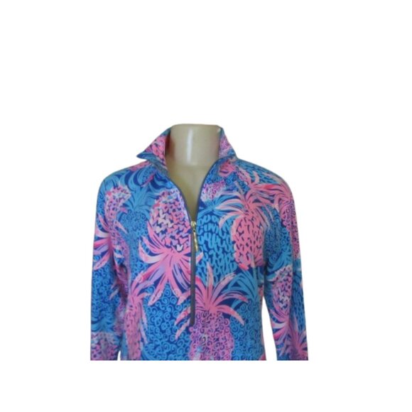 Lilly Pulitzer NWT UPF 50+ Skipper Tropical Pineapple Dress Sz M - Picture 6 of 10